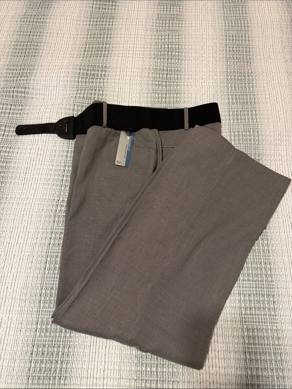 Men's Gray Dress Pants with Classic Straight Fit